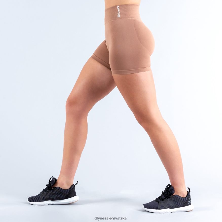 dna Dfyne dinamične kratke hlače 4,5' 8 žutosmeđa 66402456