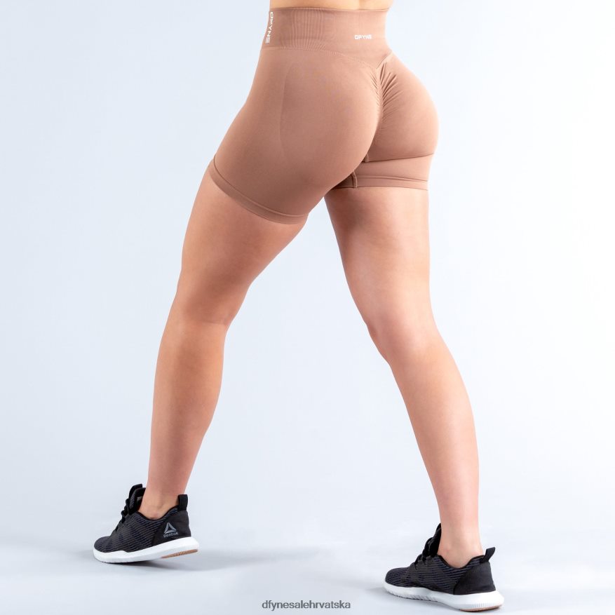 dna Dfyne dinamične kratke hlače 4,5' 8 žutosmeđa 66402456