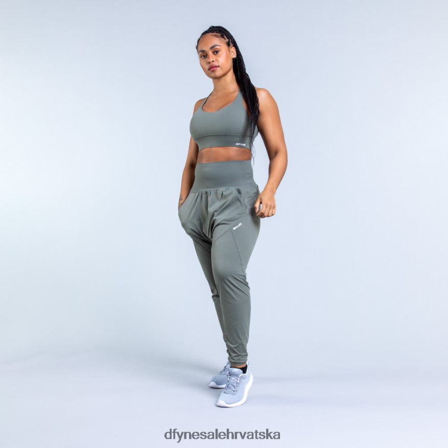 dna Dfyne podrijetlo harem sužene fit joggers 3 zelena mahovina 664024101