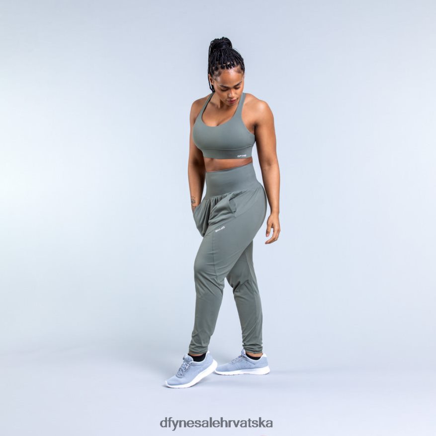 dna Dfyne podrijetlo harem sužene fit joggers 3 zelena mahovina 664024101