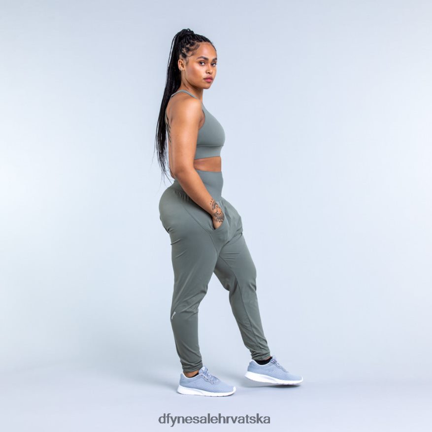 dna Dfyne podrijetlo harem sužene fit joggers 3 zelena mahovina 664024101