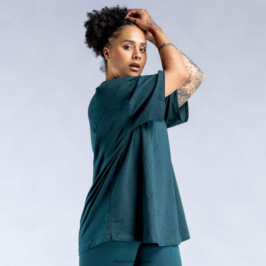 vrhovi Dfyne oživiti signature oversized t tamnozelene 66402451