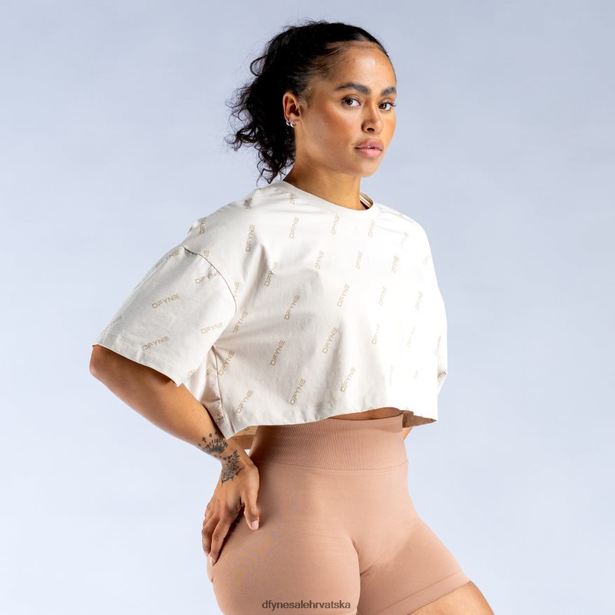 odjeća Dfyne oživite crop top s potpisom preplanuli ten 66402454