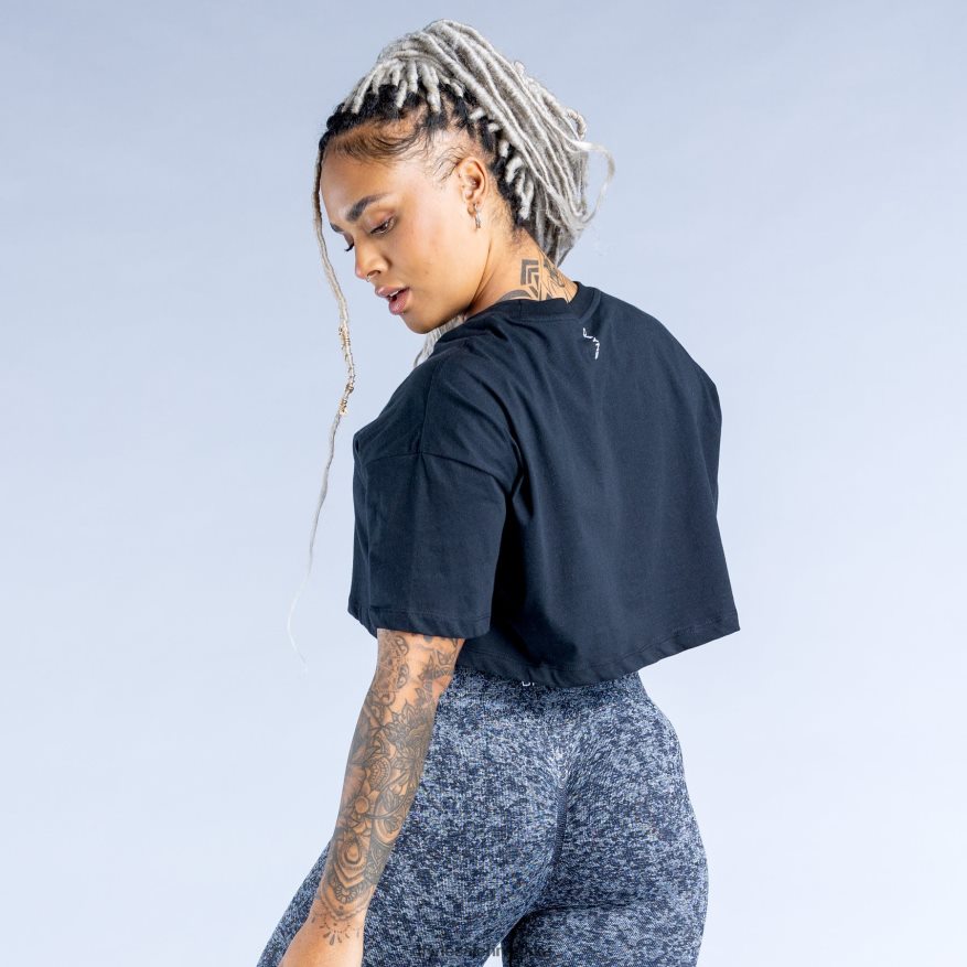 odjeća Dfyne oživjeti crop top crno 66402432