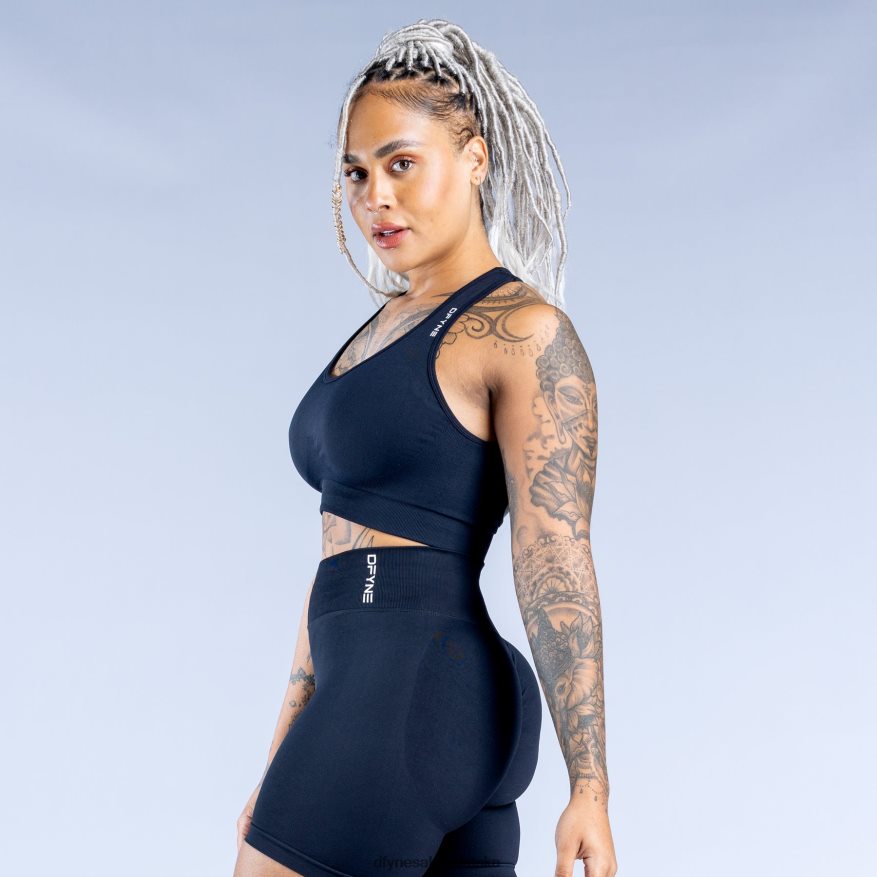 vrhovi Dfyne dinamičan bešavni sportski grudnjak ponoćno crna 66402429