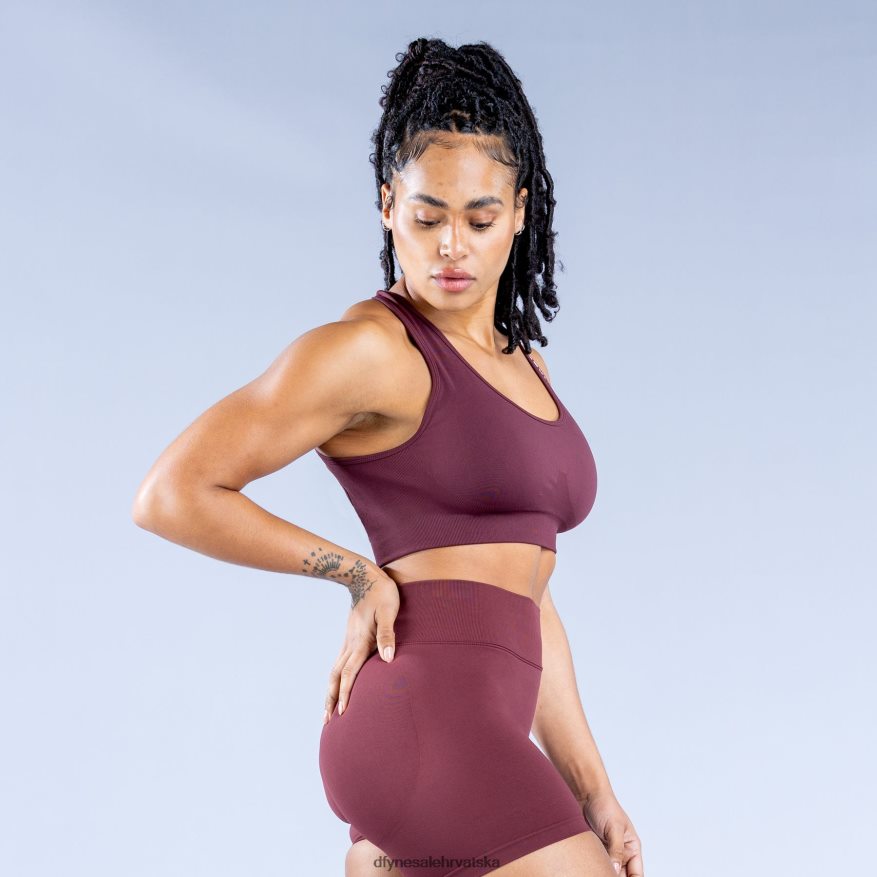 vrhovi Dfyne dinamičan bešavni sportski grudnjak tamnocrvena 66402428