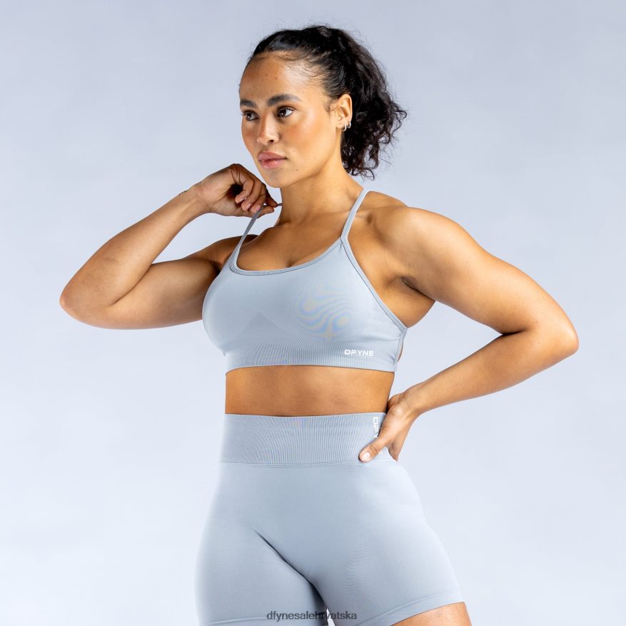 vrhovi Dfyne dinamičan sportski grudnjak bez leđa 2 svijetlo kameno siva 664024142