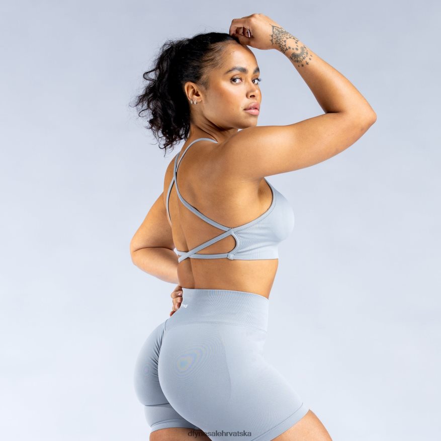 vrhovi Dfyne dinamičan sportski grudnjak bez leđa 2 svijetlo kameno siva 664024142