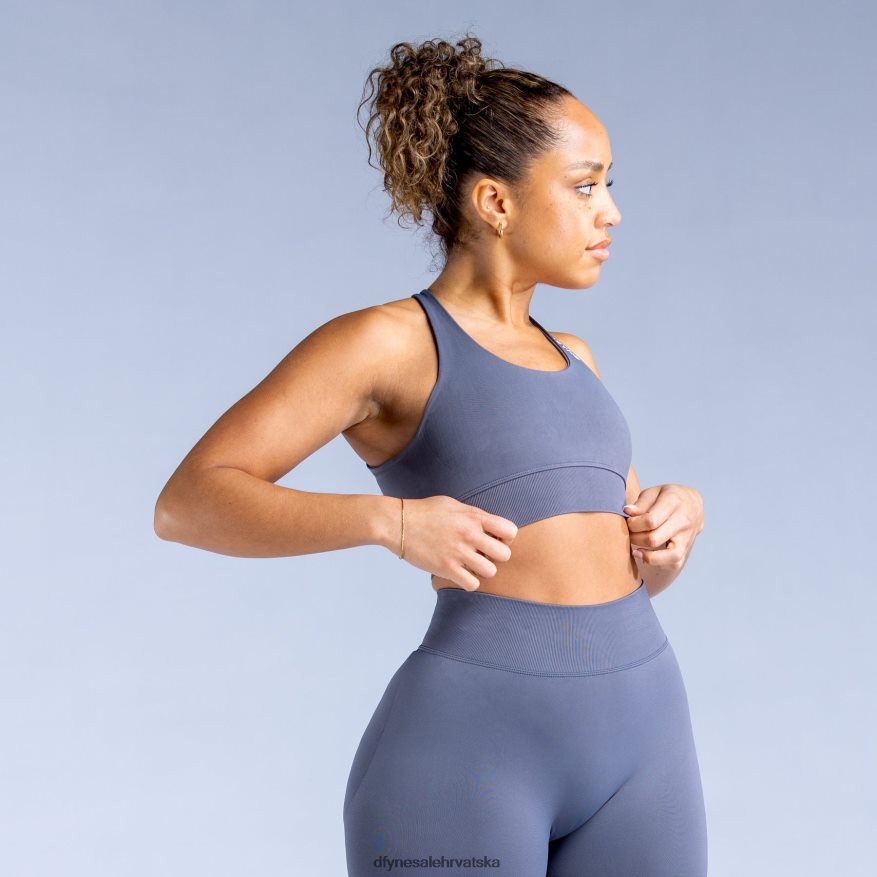 vrhovi Dfyne dinamičan sportski grudnjak tamno kameno siva 664024131