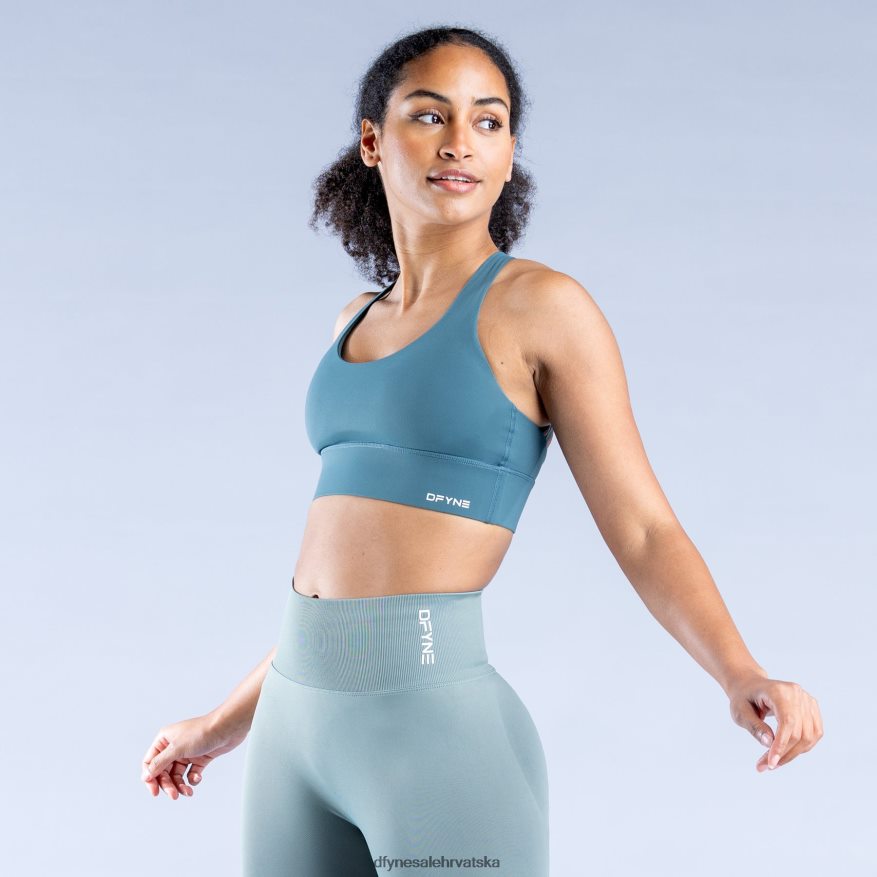 vrhovi Dfyne podrijetlo sportski grudnjak duboko zelena 66402422