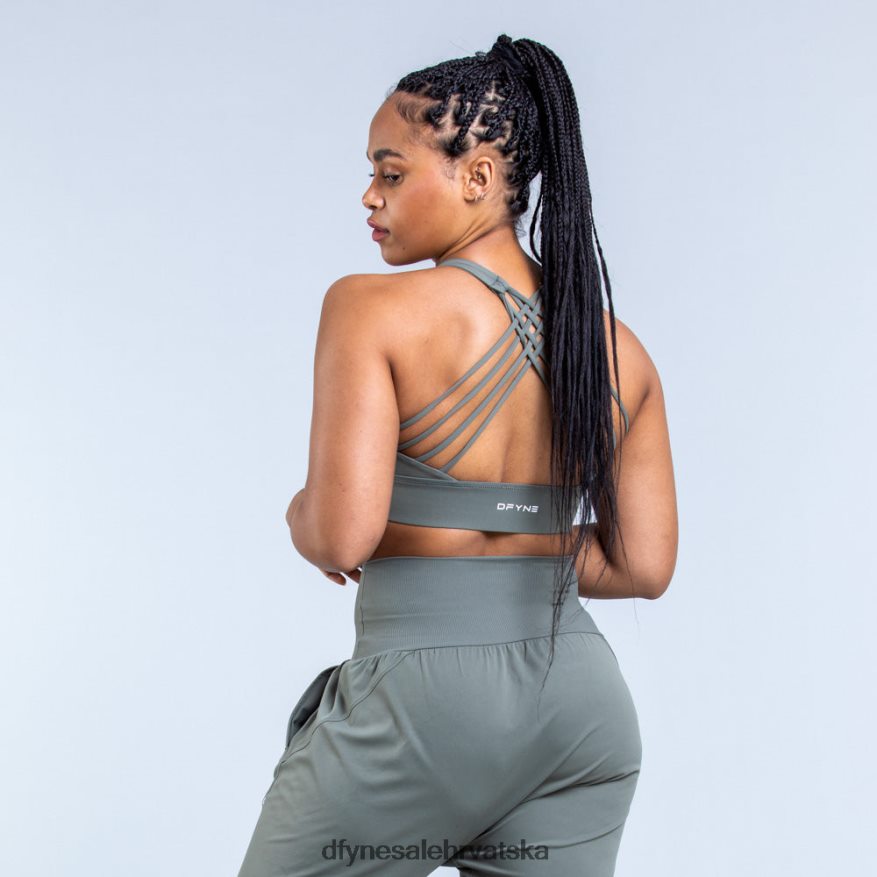 vrhovi Dfyne podrijetlo sportski grudnjak srednje podrške zelena mahovina 66402445
