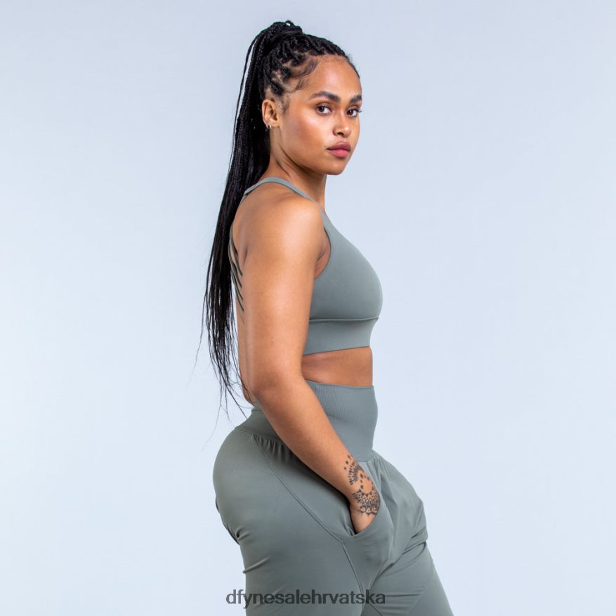 vrhovi Dfyne podrijetlo sportski grudnjak srednje podrške zelena mahovina 66402445