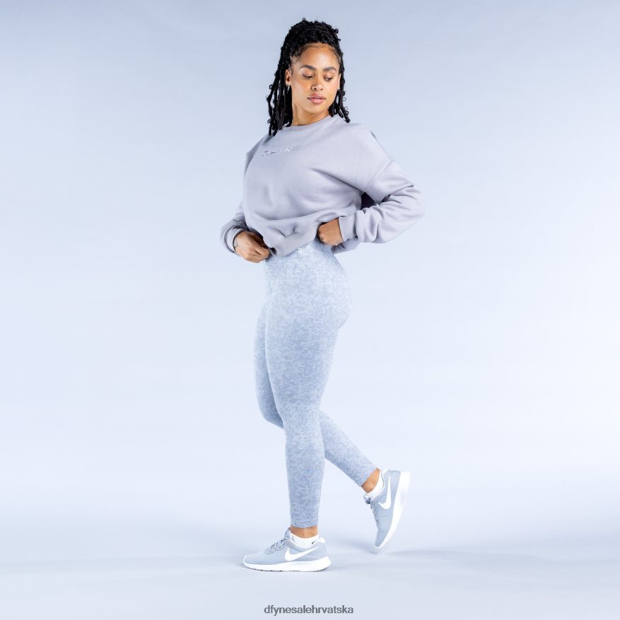 vrhovi Dfyne luksuzni revive crop pulover 2 kameno siva 66402434